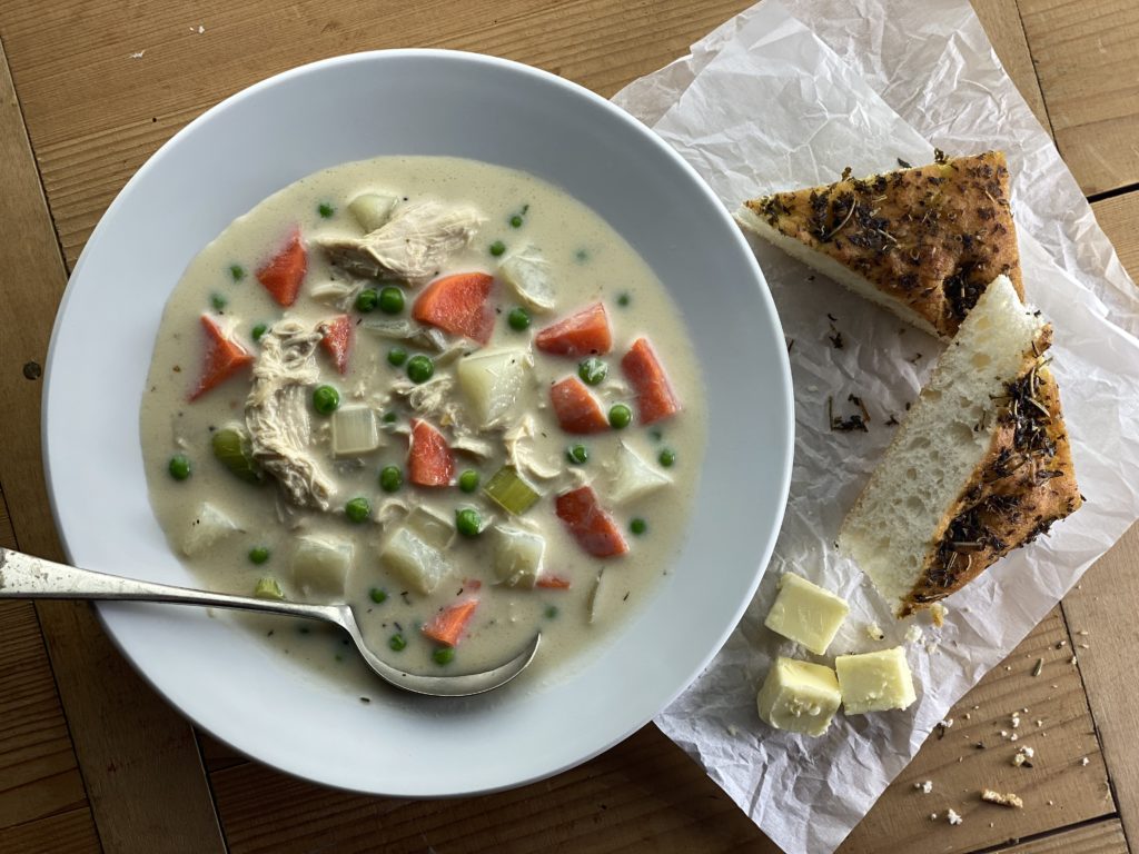 Cheesy Chicken Pot Pie Soup Dairy Isle