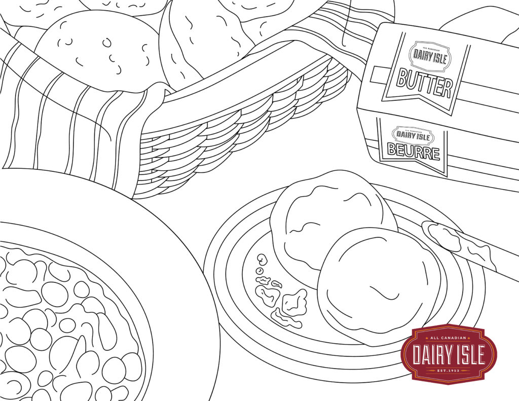 Colouring Pages Dairy Isle
