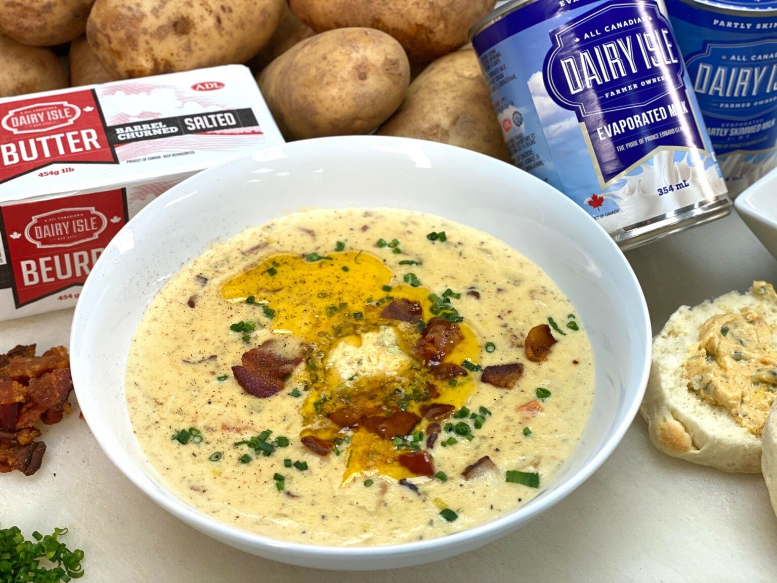 PEI Potato Smoky Bacon Chowder Dairy Isle