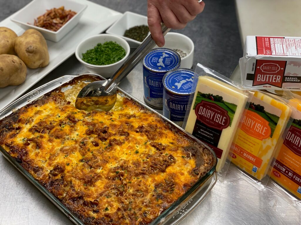 Easter Potato Pavé (Fancy Scalloped Potatoes) Dairy Isle